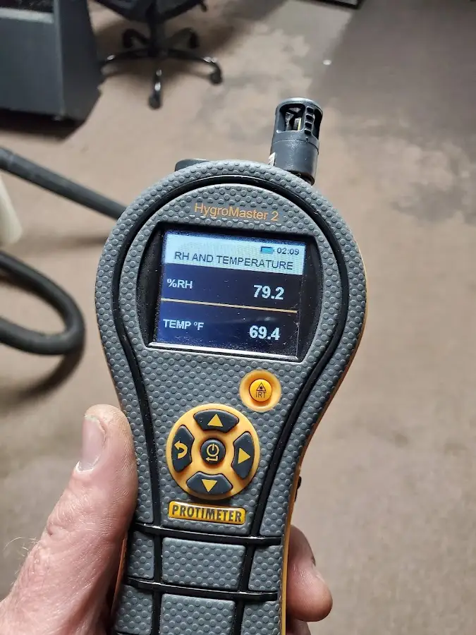 Moisture meter humidity assessment for Mold Remediation & Removal in New Castle